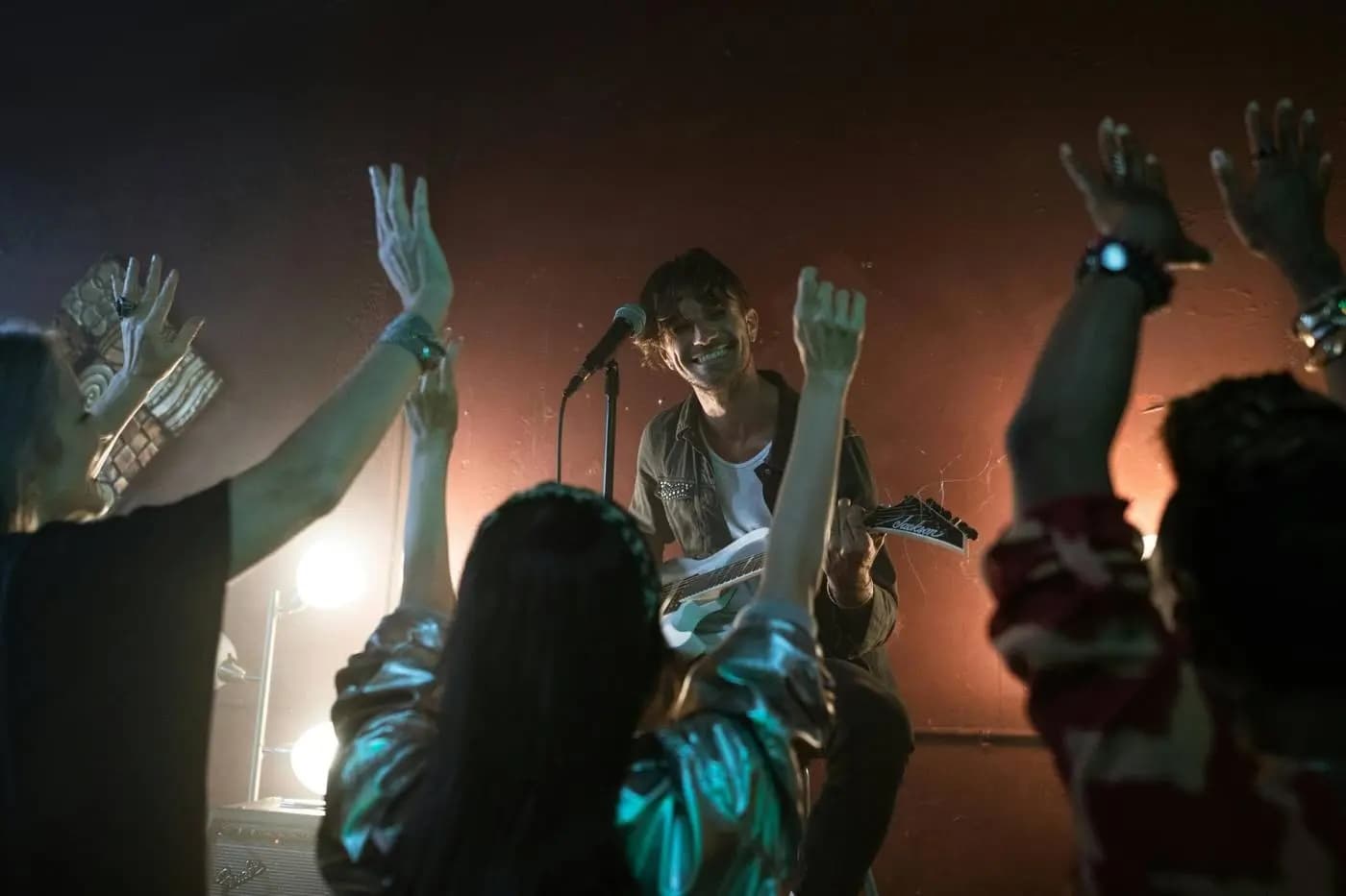 Performer on stage